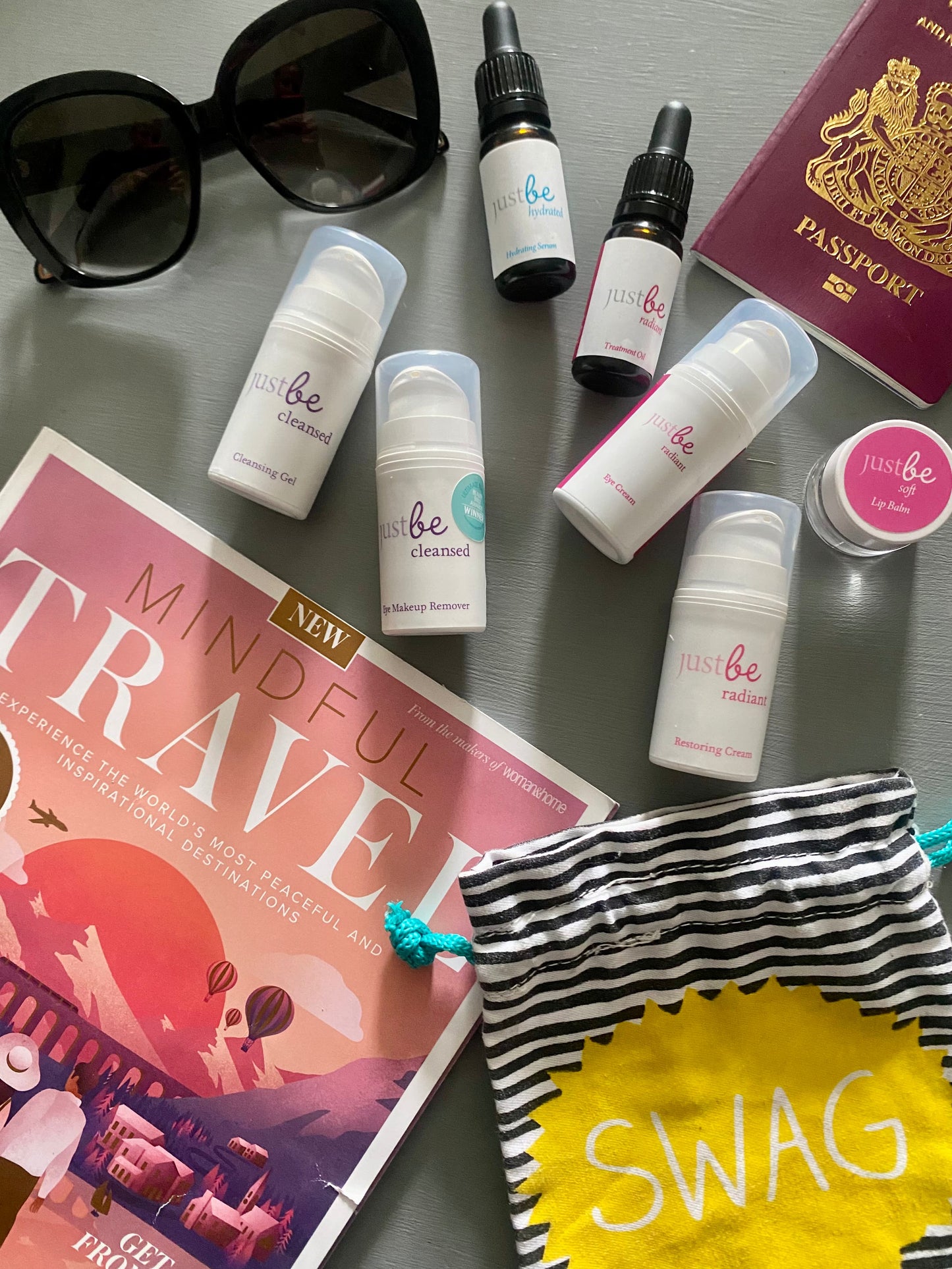 JustBe Botanicals Travel Friendly Skincare