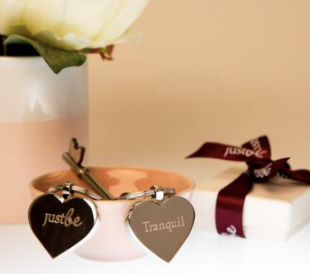 JustBe Tranquil Keyring & Chocolate