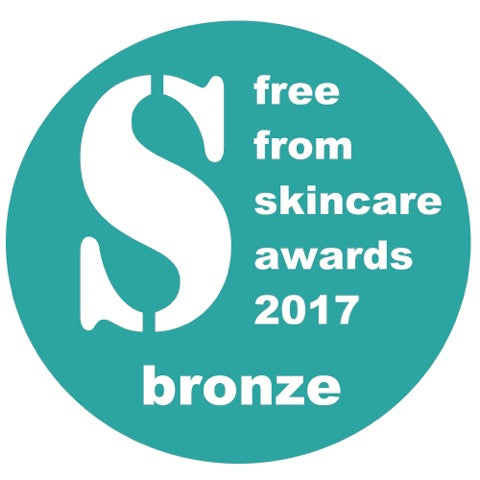 Free From Skincare Awards 2017 Bronze for JustBe Botanicals Lip Balm