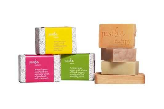 JustBe Botanicals Cold Pressed Botanical Soap Bars