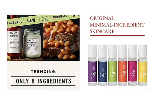 JustBe Minimal ingredient skincare