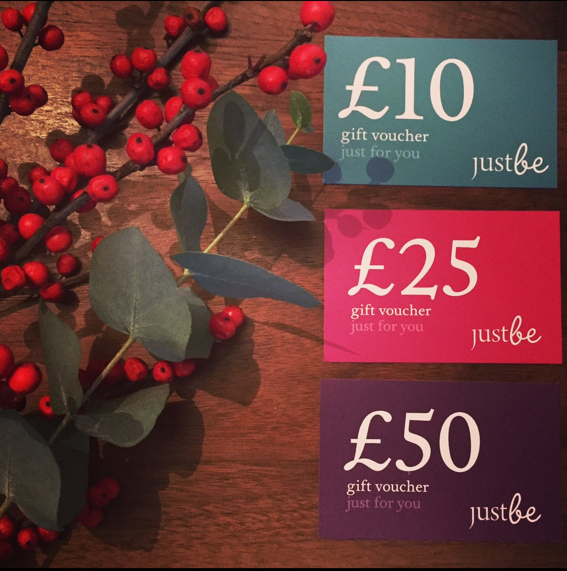 JustBe Botanicals Digital Gift Voucher