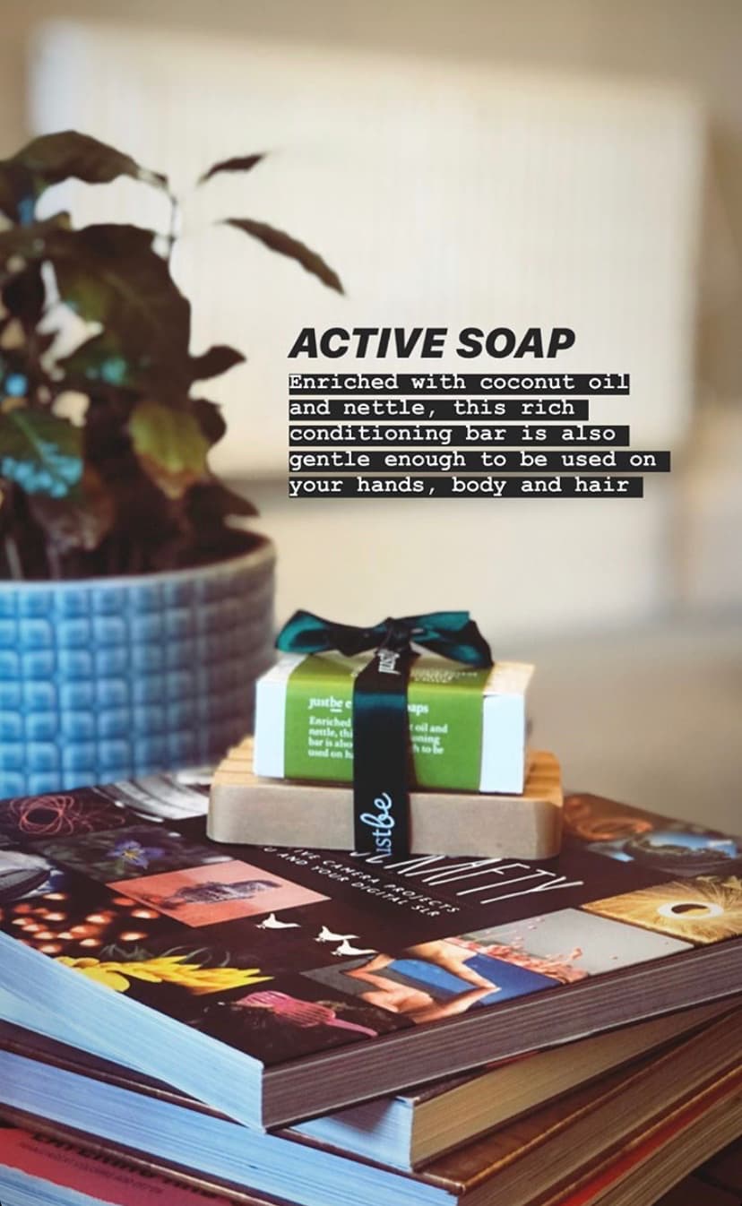 JustBe Botanicals Active Aromatherapy Soap