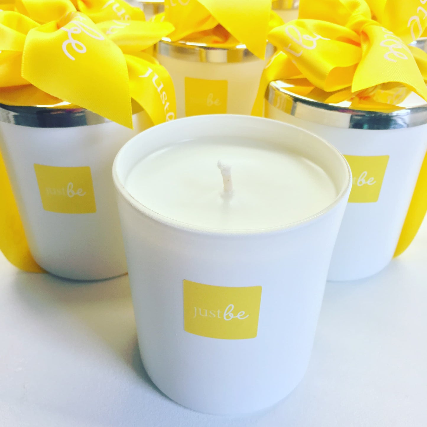 JustBe Botanicals Aromatherapy Happy Soy Candle