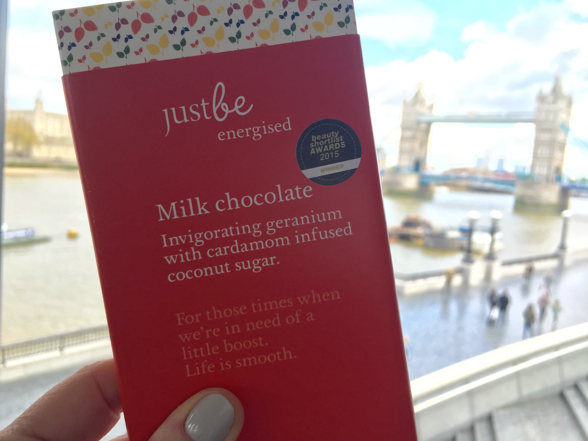 JustBe Botanicals Chocolate Artisan Energised Tower Bridge