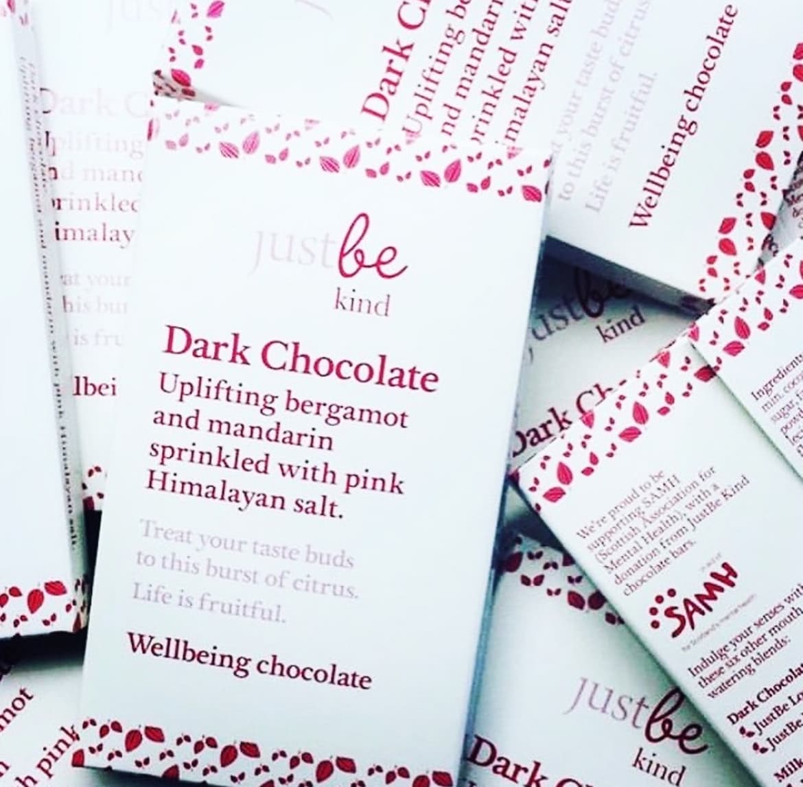 JustBe Botanicals Dark Bergamot & Mandarin Chocolate Wellbeing Aromatherapy