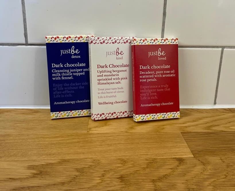 JustBe Botanicals Dark Chocolate 50g Bars