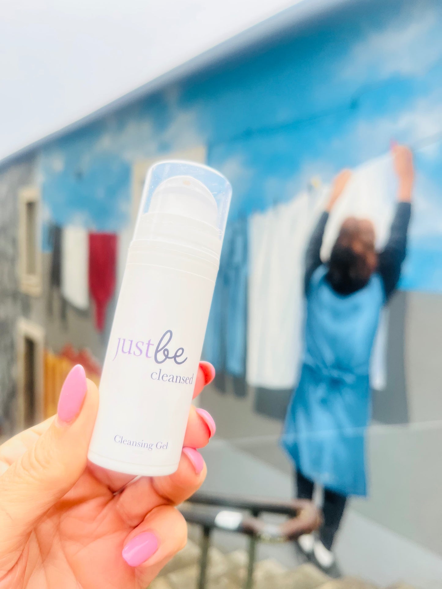 JustBe Botanicals Face Wash Travel Size Porto