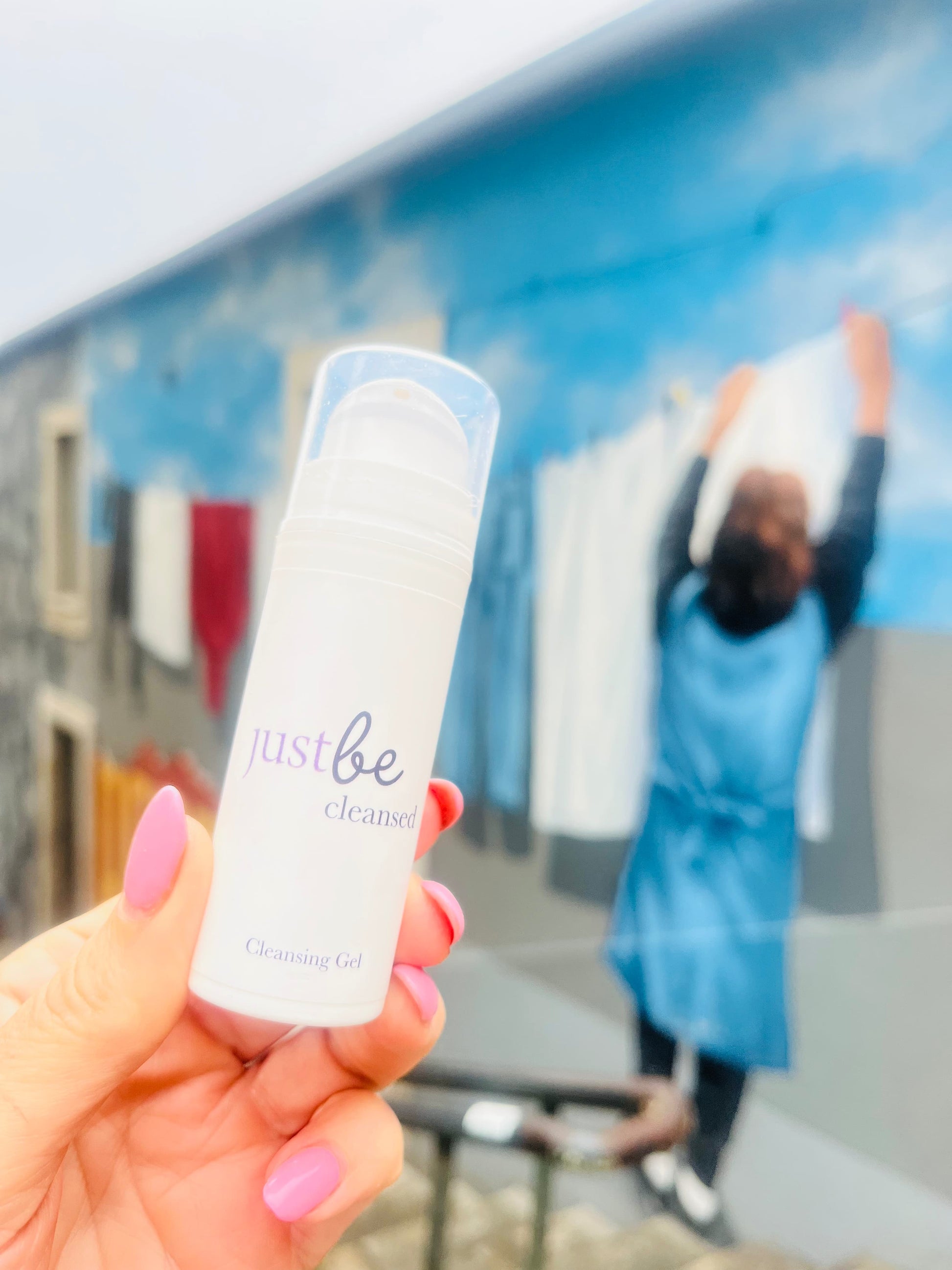 JustBe Botanicals Face Wash Travel Size Porto