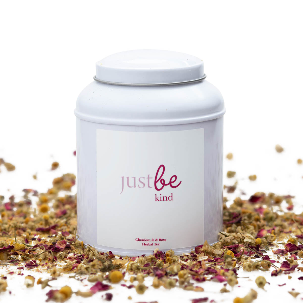 JustBe Botanicals Kind Herbal Tea Soothing Chamomile Rose