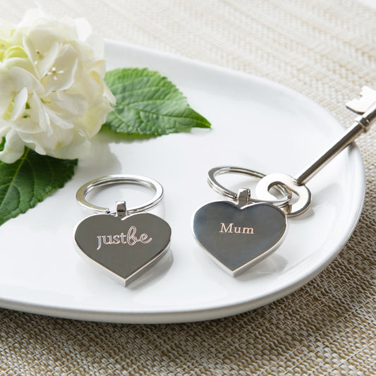 JustBe Mum Engraved Keyring & Chocolate-JustBe Botanicals-JustBe Botanicals