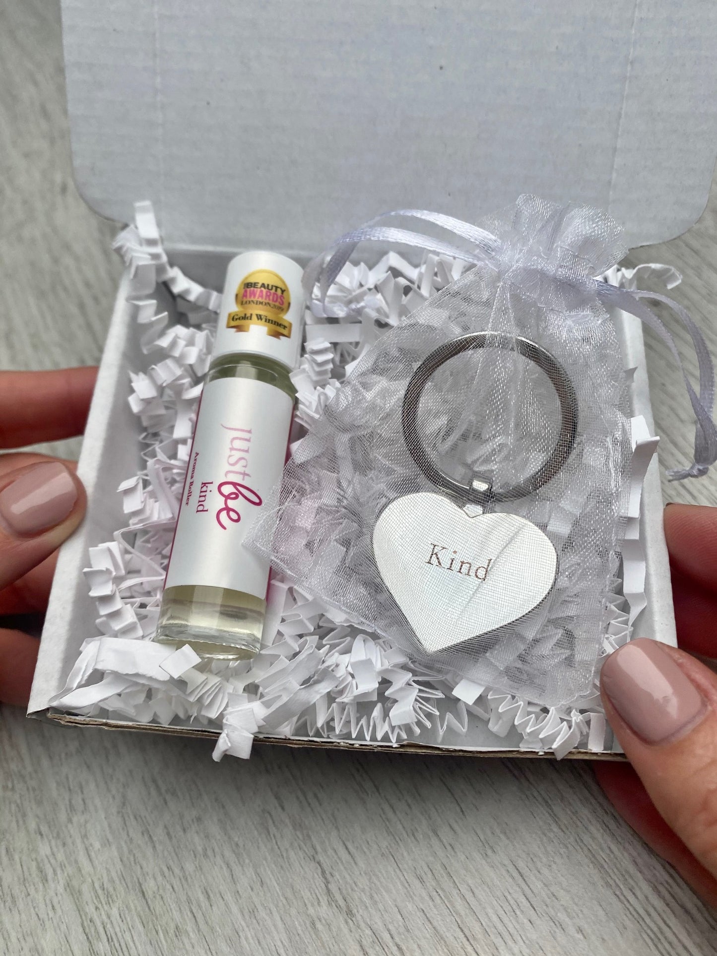 Kind Rollerball & Keyring Letterbox Gift Set